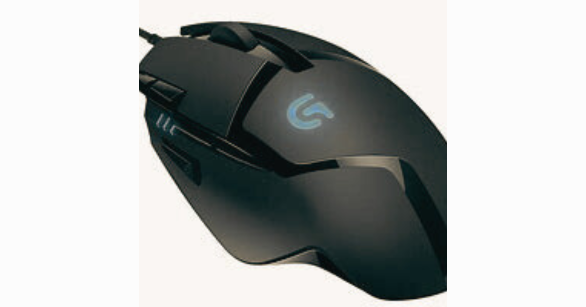 Ergonomic gaming mouse with RGB lighting and customizable buttons"