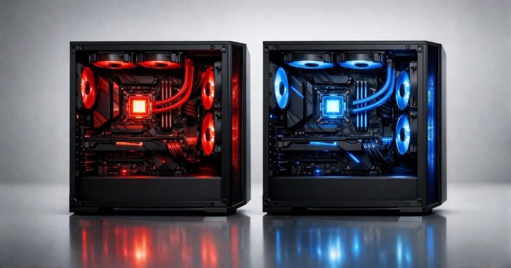 AMD vs Intel Comparison Visual